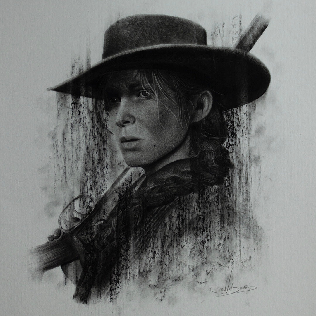 Sadie Adler | Original Charcoal Drawing
