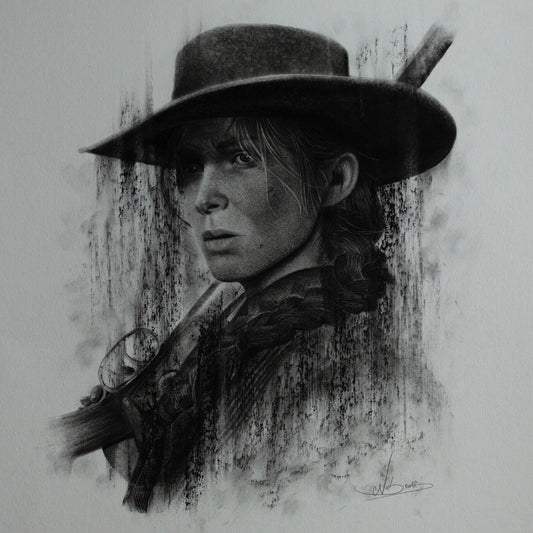 Sadie Adler | Original Charcoal Drawing