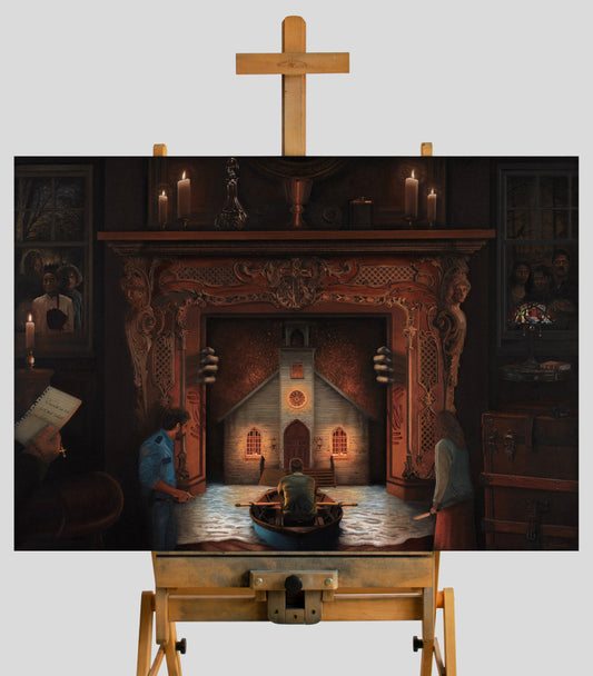 Midnight Mass - Pruitt's Plan | Original Oil Painting