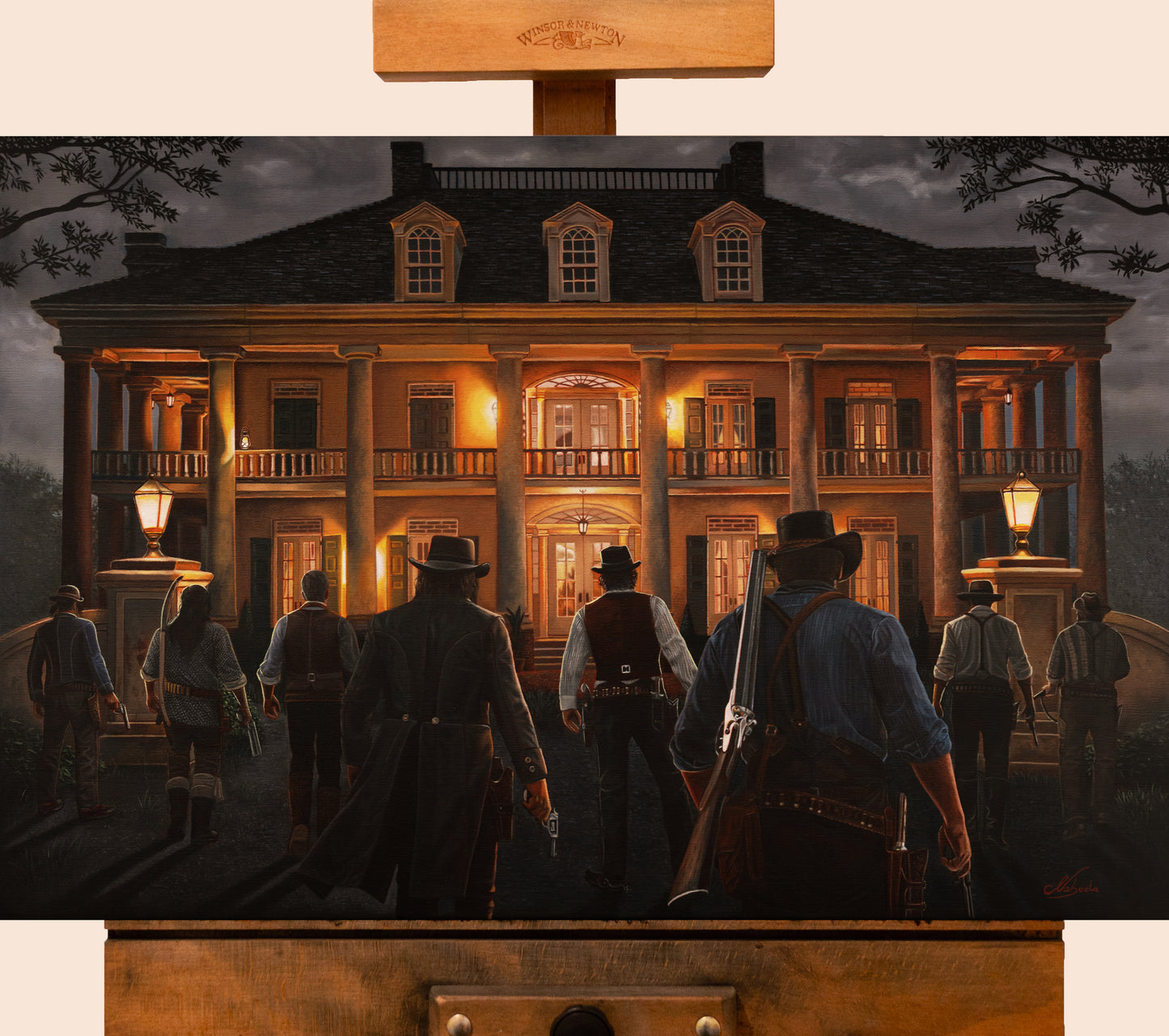 Braithwaite Manor | Giclée Fine Art Print | Oil Painting