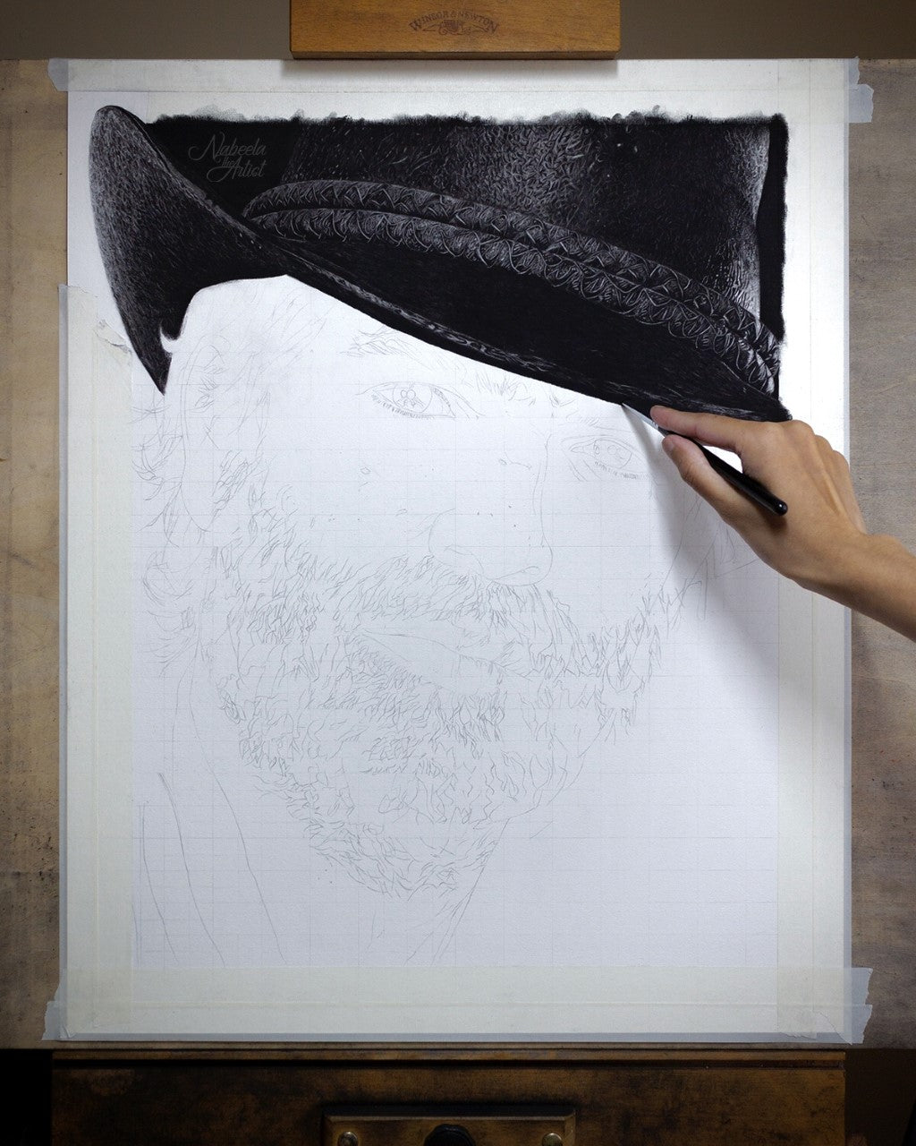 Arthur Morgan | Giclée Fine Art Print | Charcoal Drawing