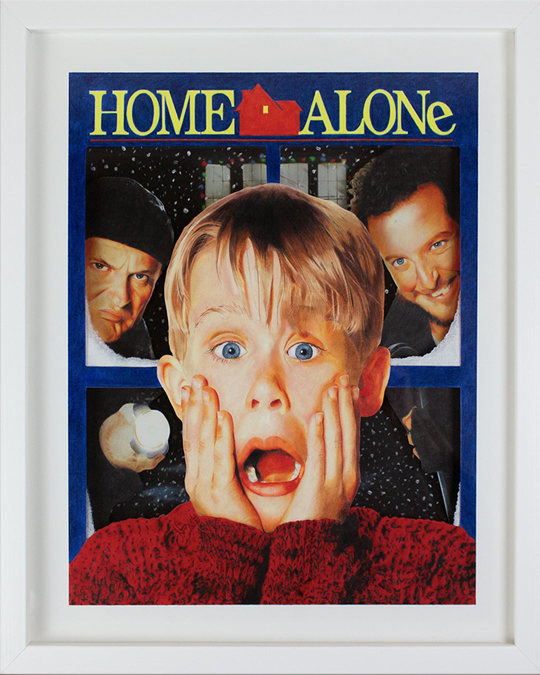 Home Alone Diorama Drawing