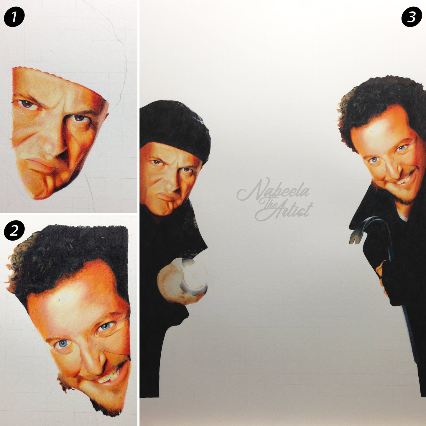 Home Alone Diorama Drawing