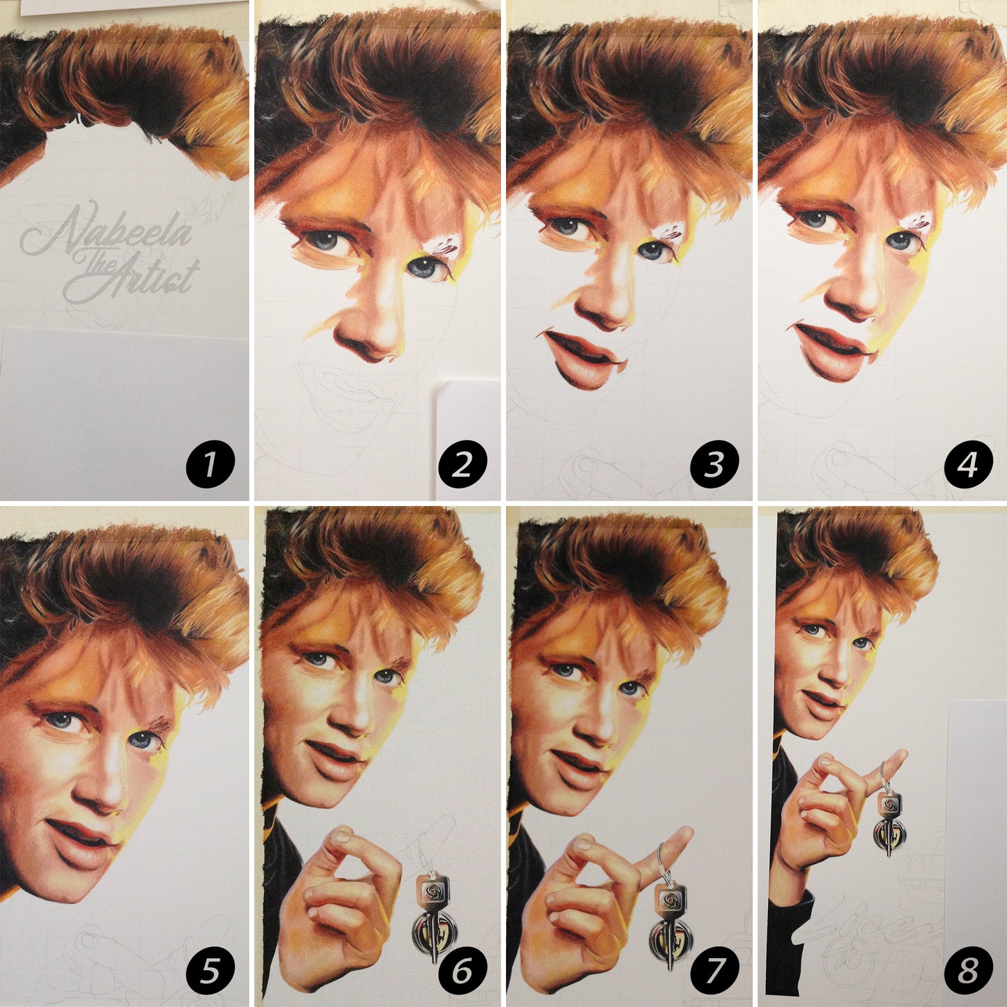 License to Drive Diorama Drawing