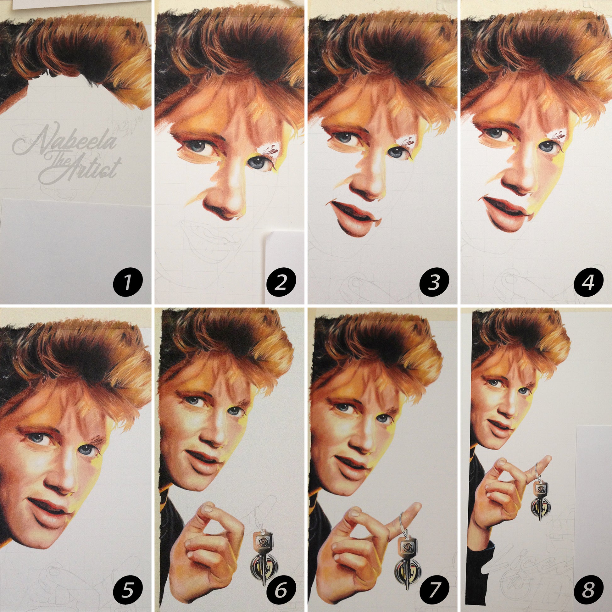 License to Drive Diorama Drawing